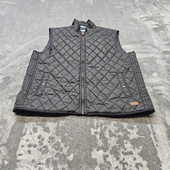 Nimbus The Camden Quilted Gilet/Bodywarmer Vest Mens XL  black full zip casual - Picture 2 of 15